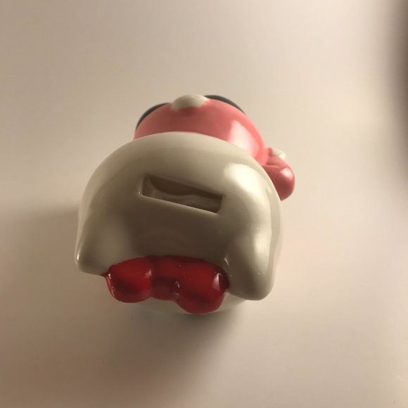 Vintage Girl with Cat Ceramic Coin Bank Hand Painted - Picture 6 of 7